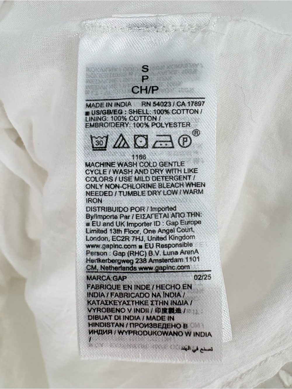 Gap × DÔEN Eyelet Midi Dress Size Small White Cottagecore Prairie Romantic NWT - Picture 15 of 15